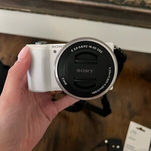 Sony A5000 White Digital Camera